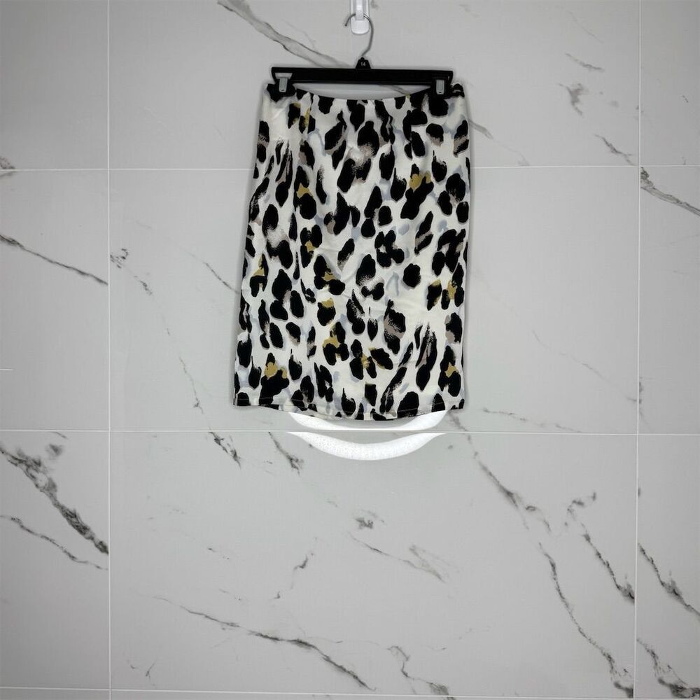 Superdown Women's Leopard Print Midi Skirt Size S Casual Multicolor - Picture 1 of 6